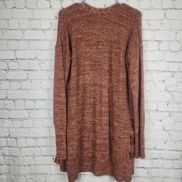SO Size XL Burnt Orange Knit Sweater Cardigan - Picture 4 of 6